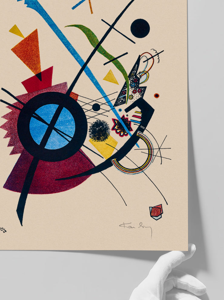 Kandinsky Violett - Art Print  Poster