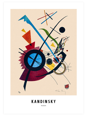 Kandinsky Violett - Art Print