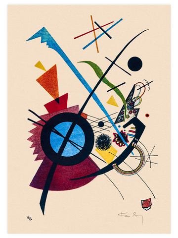 Kandinsky Violett- - Art Print