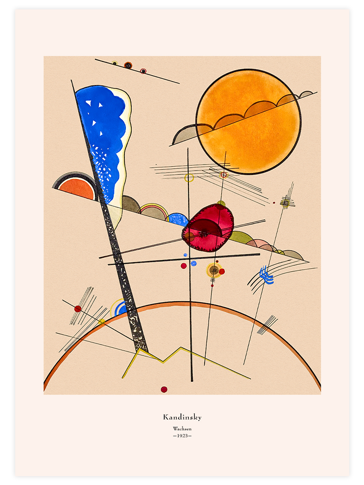 Kandinsky Wachsen - Art Print