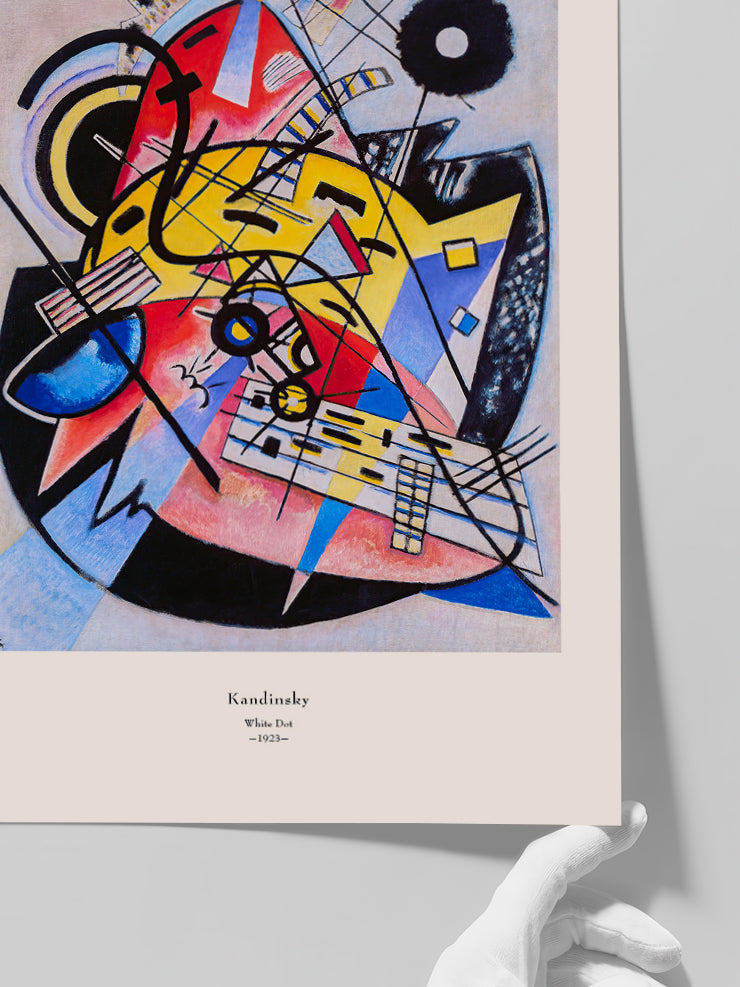 Kandinsky White Dot - Art Print  Poster