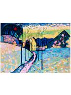 Kandinsky Kış Manzarası - Art Print