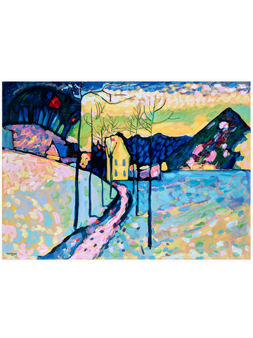 Kandinsky Kış Manzarası - Art Print