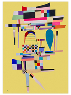 Kandinsky Yellow Painting - Art Print