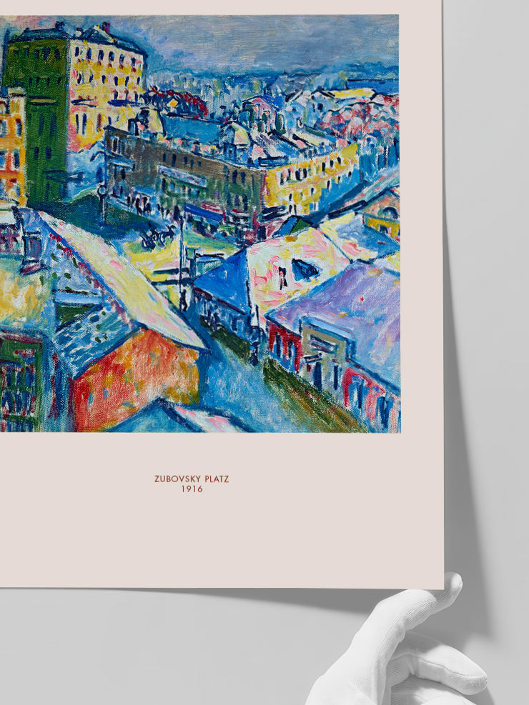 Kandinsky Zubovsky Platz - Art Print  Poster