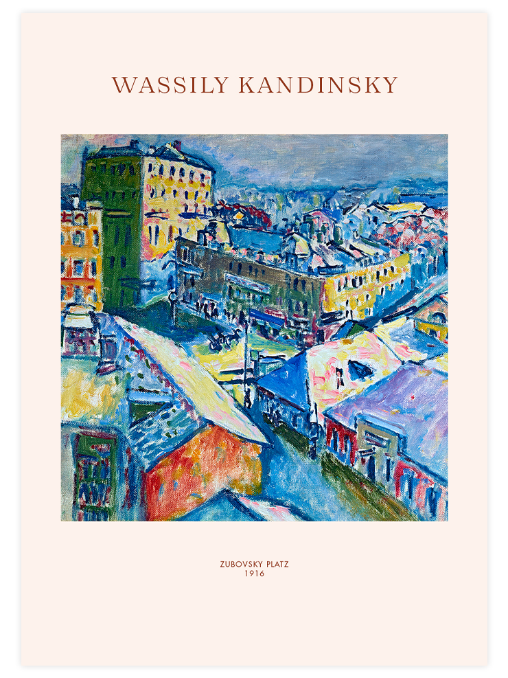 Kandinsky Zubovsky Platz - Art Print Ürün ana görseli