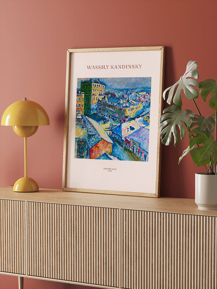 Kandinsky Zubovsky Platz - Art Print  Poster
