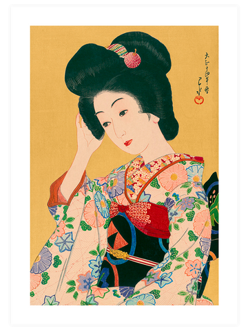 Kawase Departing Spring - Art Print