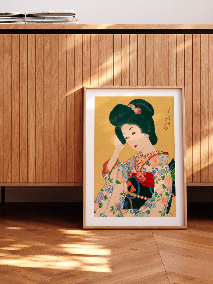 Kawase Departing Spring - Art Print  Poster