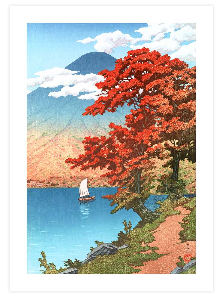 Kawase Lake Chūzenji at Nikko - Art Print Ürün ana görseli