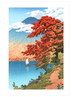 Kawase Lake Chūzenji at Nikko - Art Print