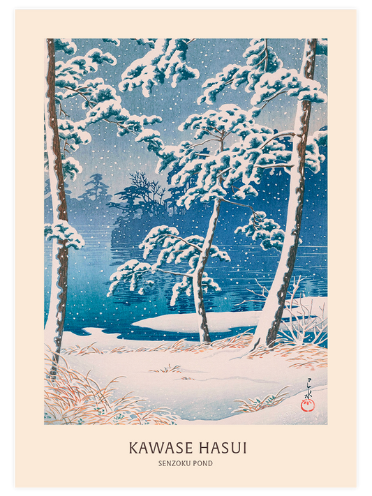 Kawase Senzoku Pond - Art Print