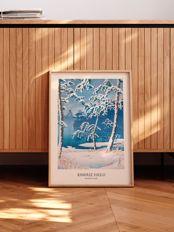 Kawase Senzoku Pond - Art Print  Poster