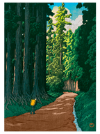 Kawase The Road to Nikko - Art Print