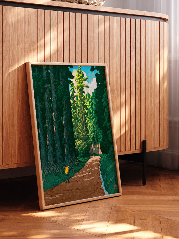 Kawase The Road to Nikko - Art Print Ürün ikincil görseli