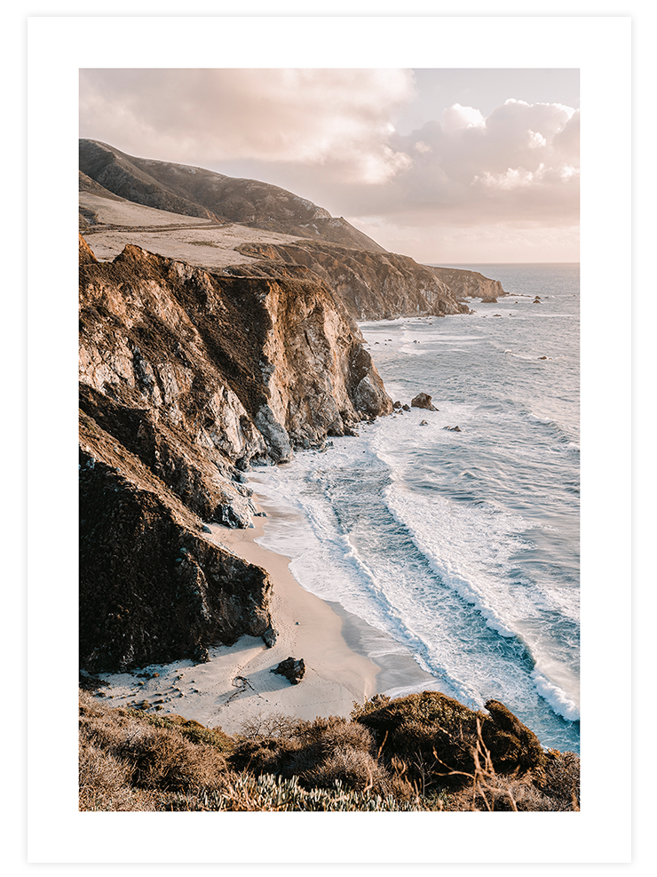 Kayalık ve Deniz - Art Print