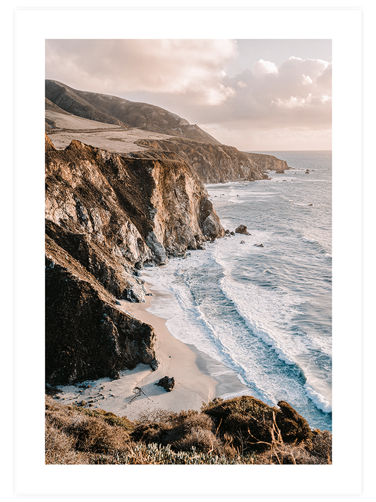 Kayalık ve Deniz Poster - Giclée Baskı