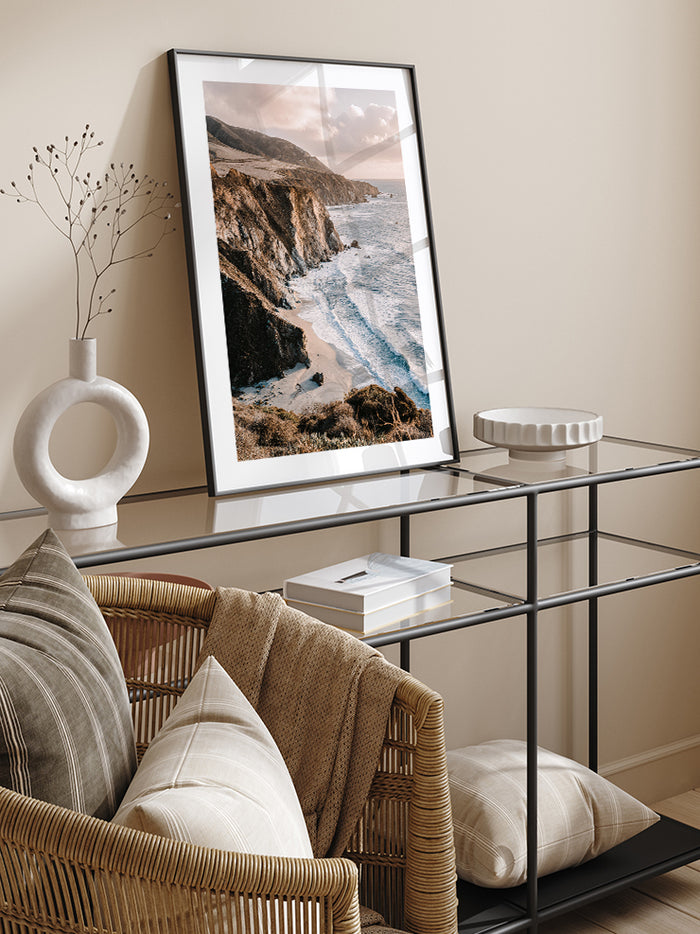 Kayalık ve Deniz - Art Print  Poster