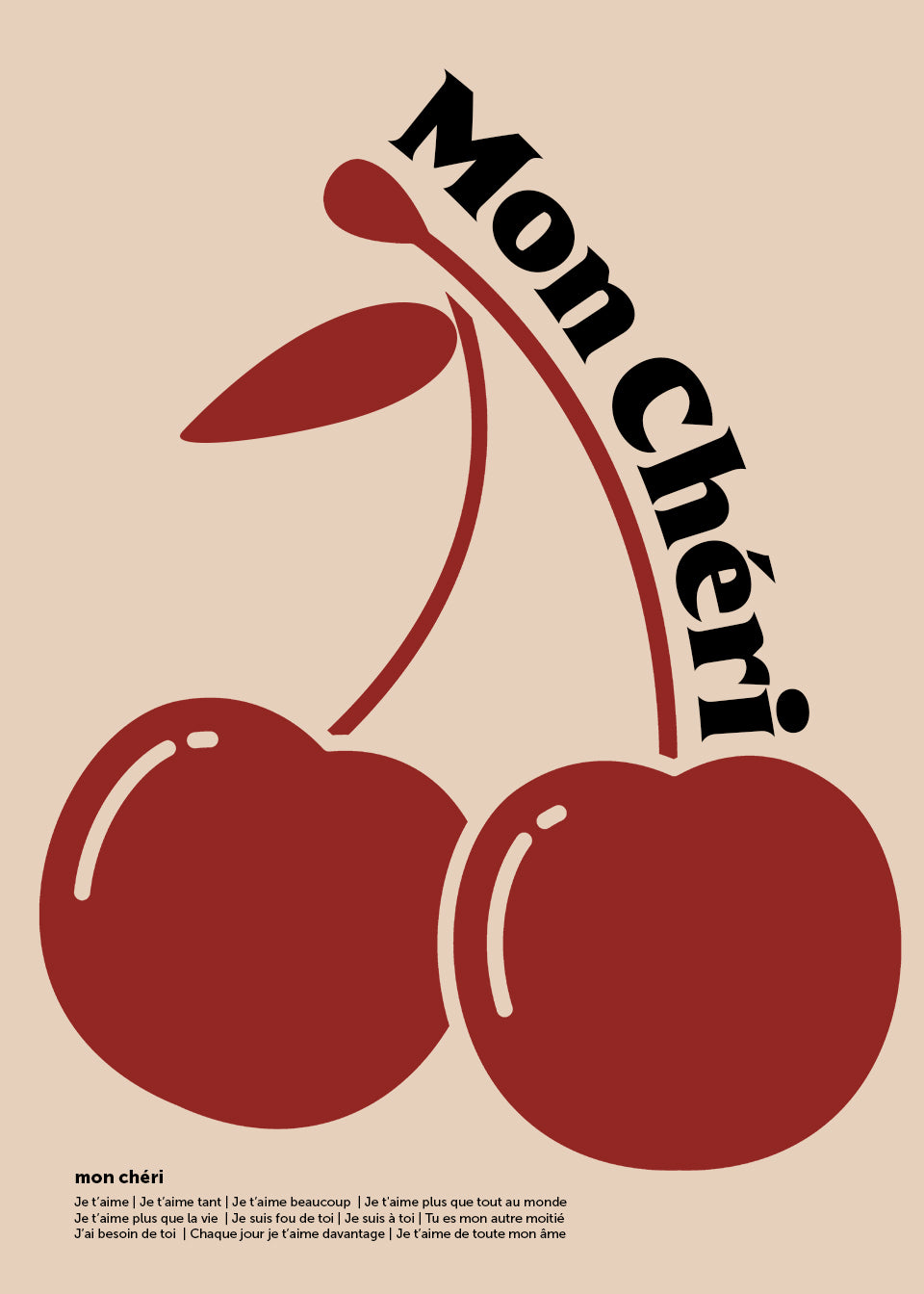 Mon Chéri N1 - Art Print Ürün ana görseli