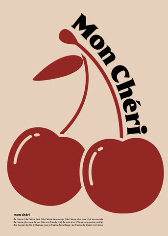 Mon Chéri N1 - Art Print