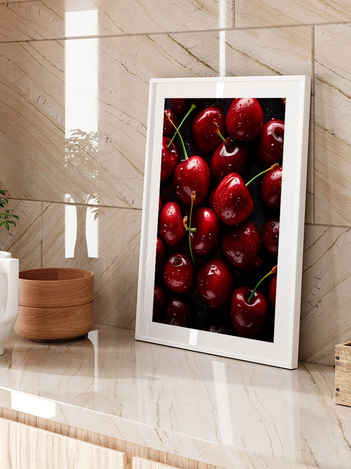 Cherries - Art Print  Poster