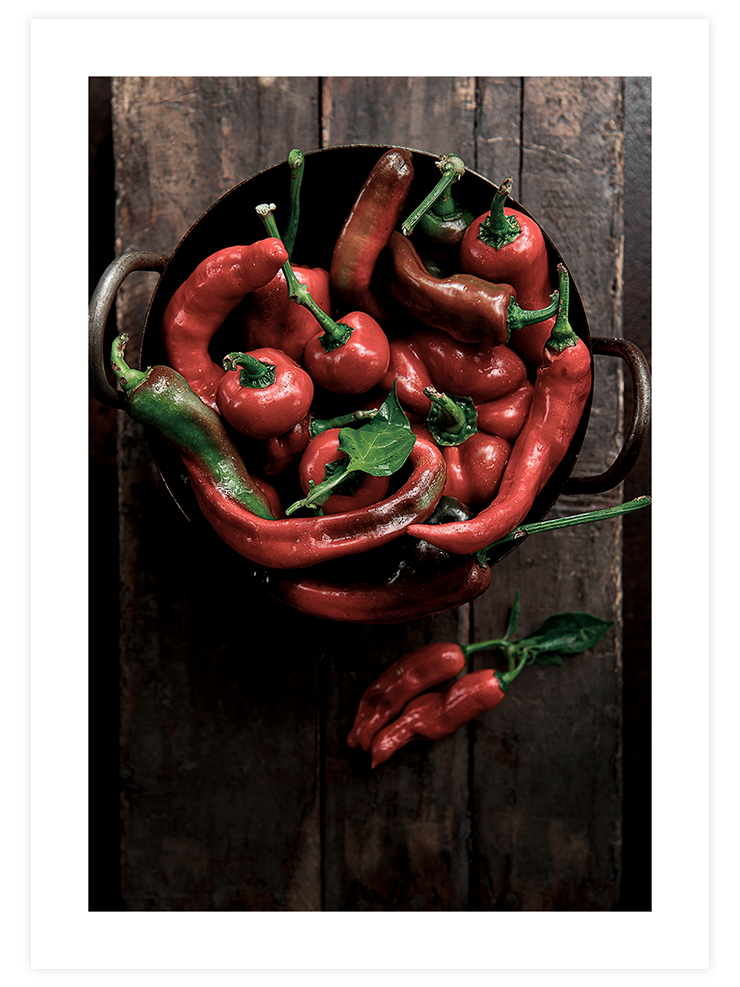 Sweet Red Peppers - Art Print Ürün ana görseli