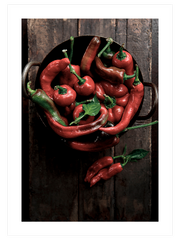 Sweet Red Peppers Poster - Giclée Baskı