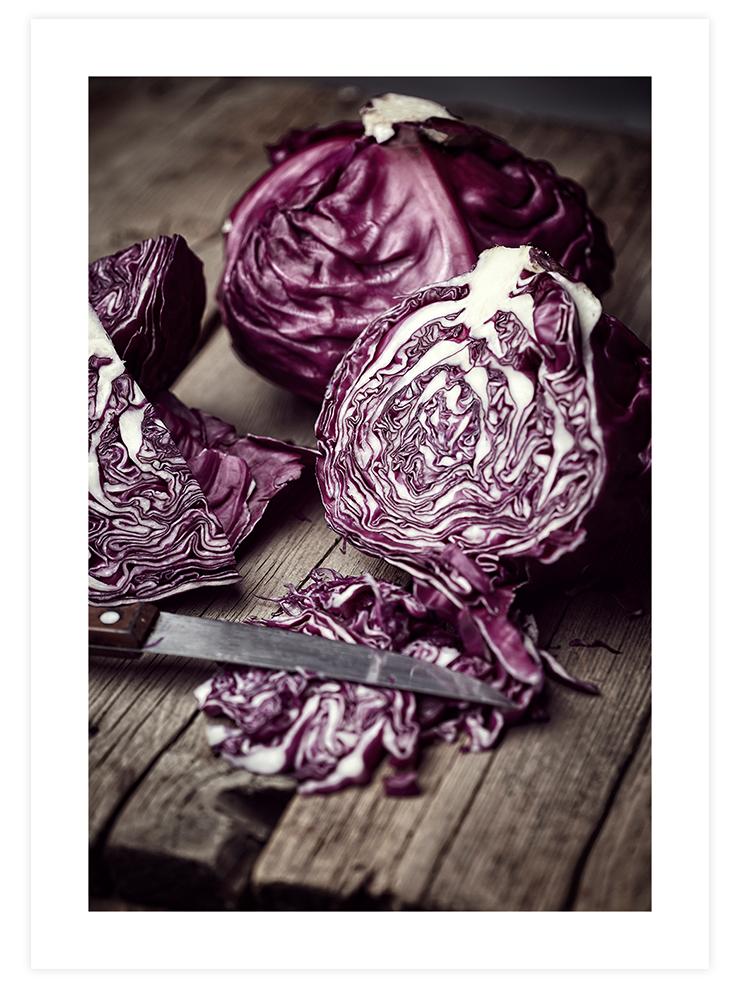 Kırmızı Lahana - Art Print Fotoğraflar Poster