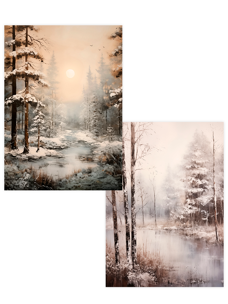 Kış Günü - Poster Seti Duo