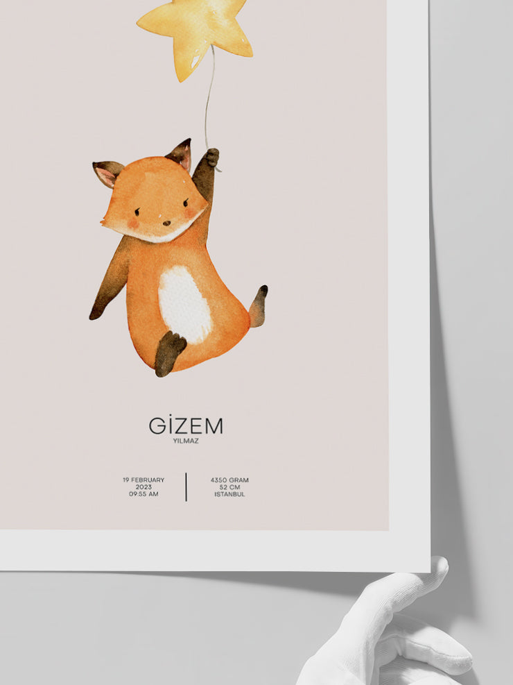 Tilkicik Kişiye Özel - Art Print  Poster