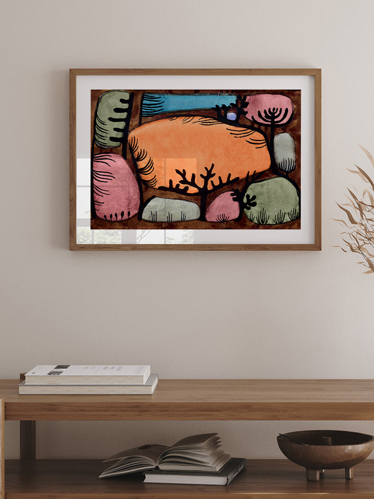 Klee Der Tag im Wald - Art Print  Poster