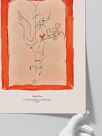 Klee A Guardian Angel Serves a Small Breakfast - Art Print