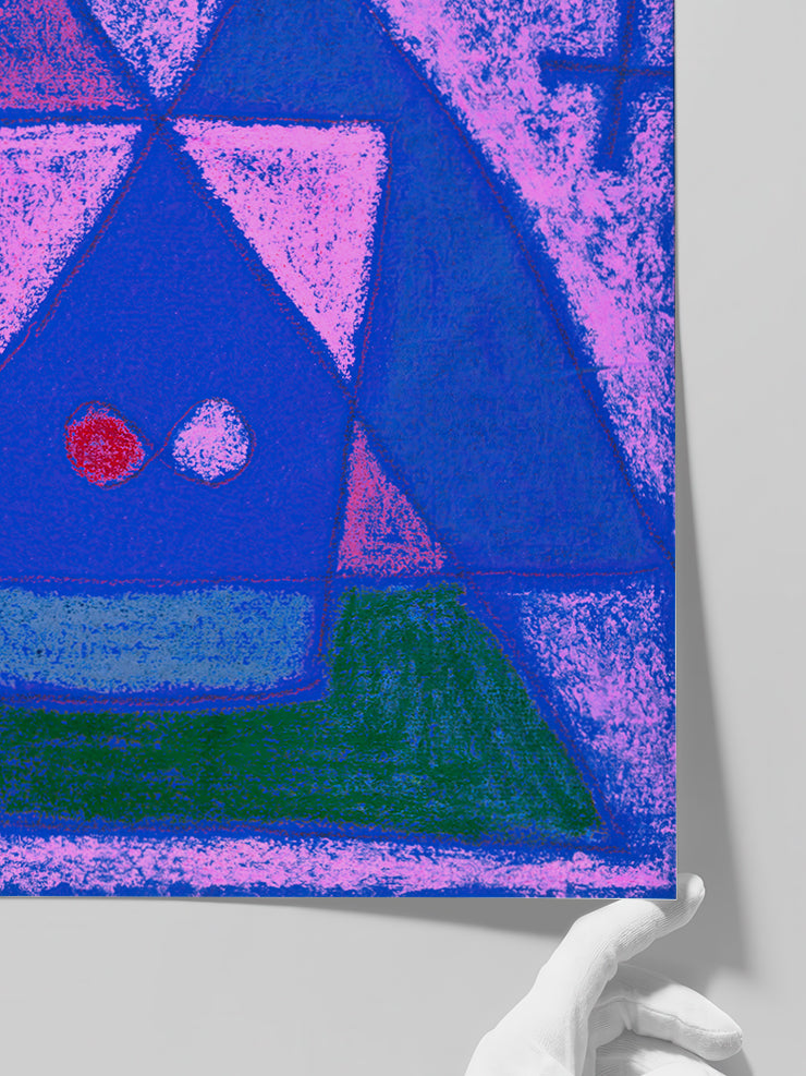 Klee A Small Room in Venice - Art Print  Poster
