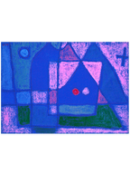 Klee A Small Room in Venice - Art Print