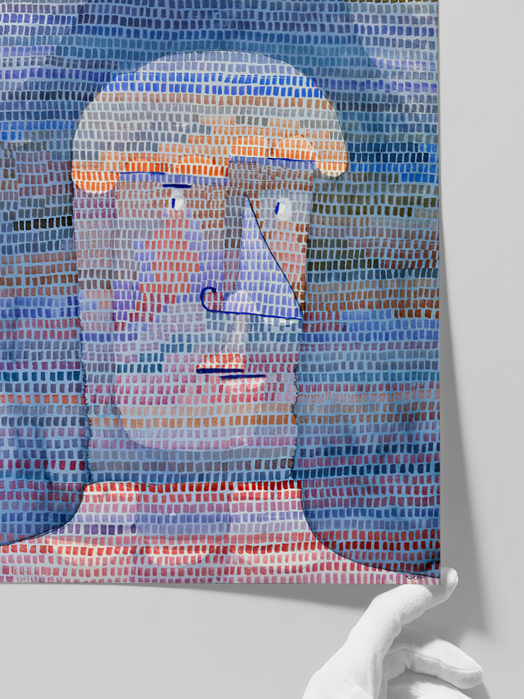 Klee Sporcunun Kafası - Art Print