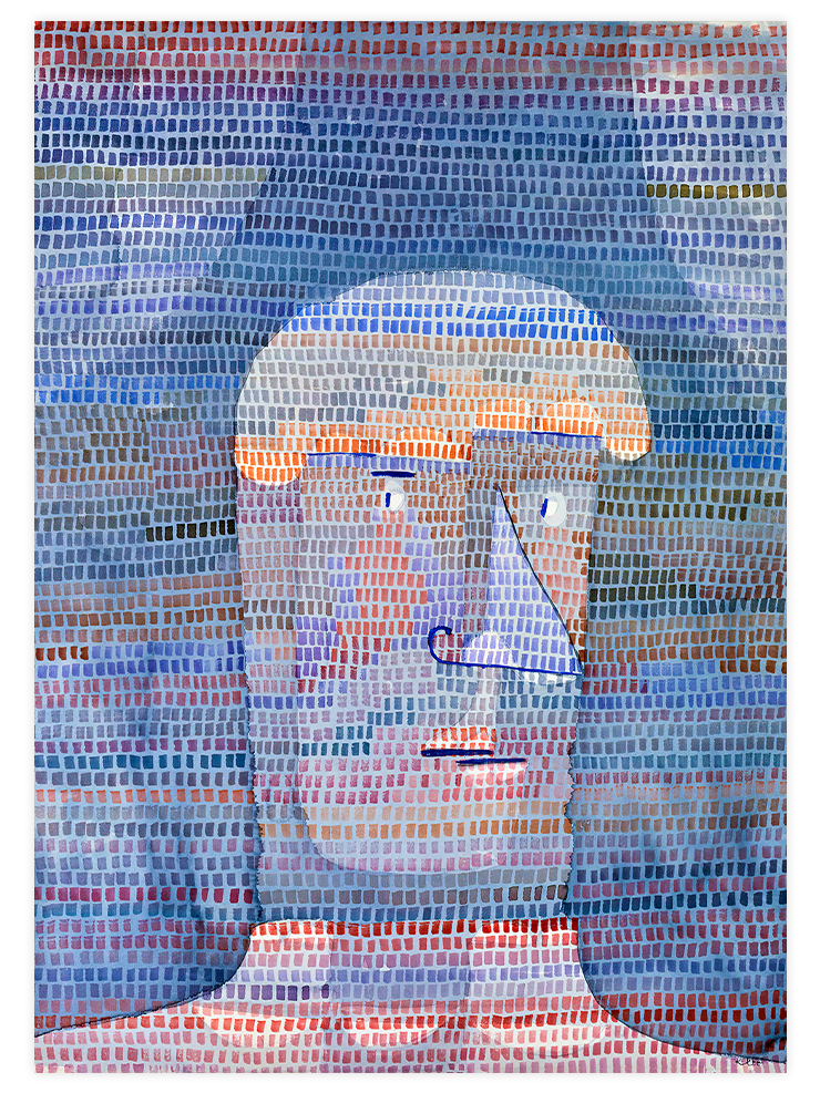 Klee Sporcunun Kafası - Art Print Ürün ana görseli