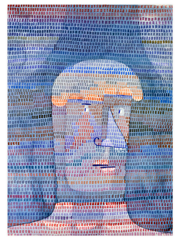 Klee Sporcunun Kafası - Art Print