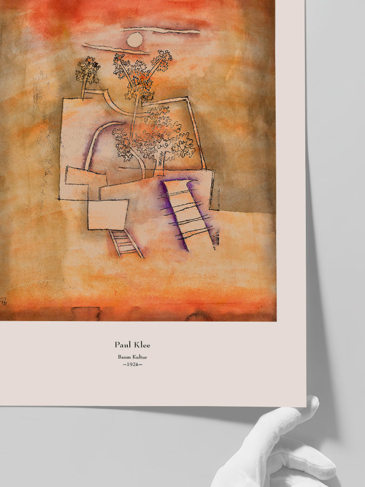Klee Baum Kultur - Art Print