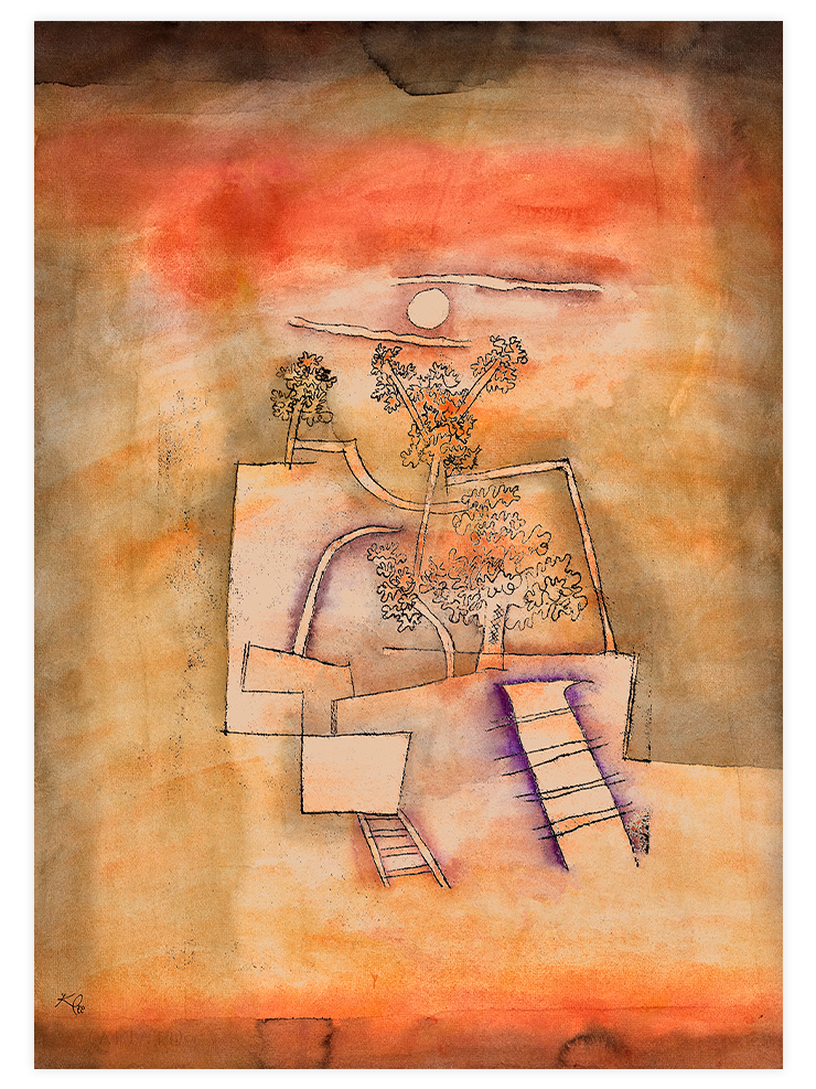 Klee Ağaç Kültürü - Art Print