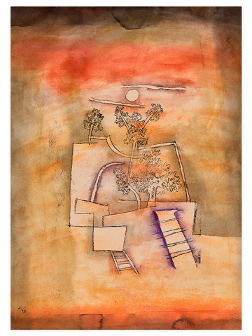 Klee Ağaç Kültürü - Art Print