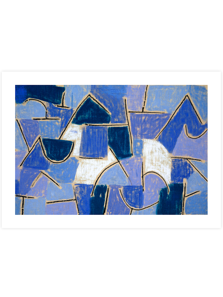 Klee Blue Night - Art Print