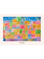 Klee Bunte Landschaft - Art Print