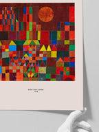 Klee Burg und Sonne - Art Print