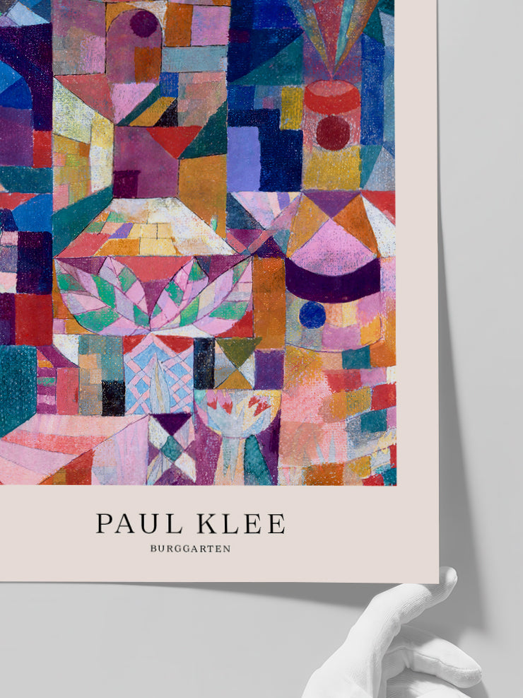 Klee Burggarten - Art Print  Poster