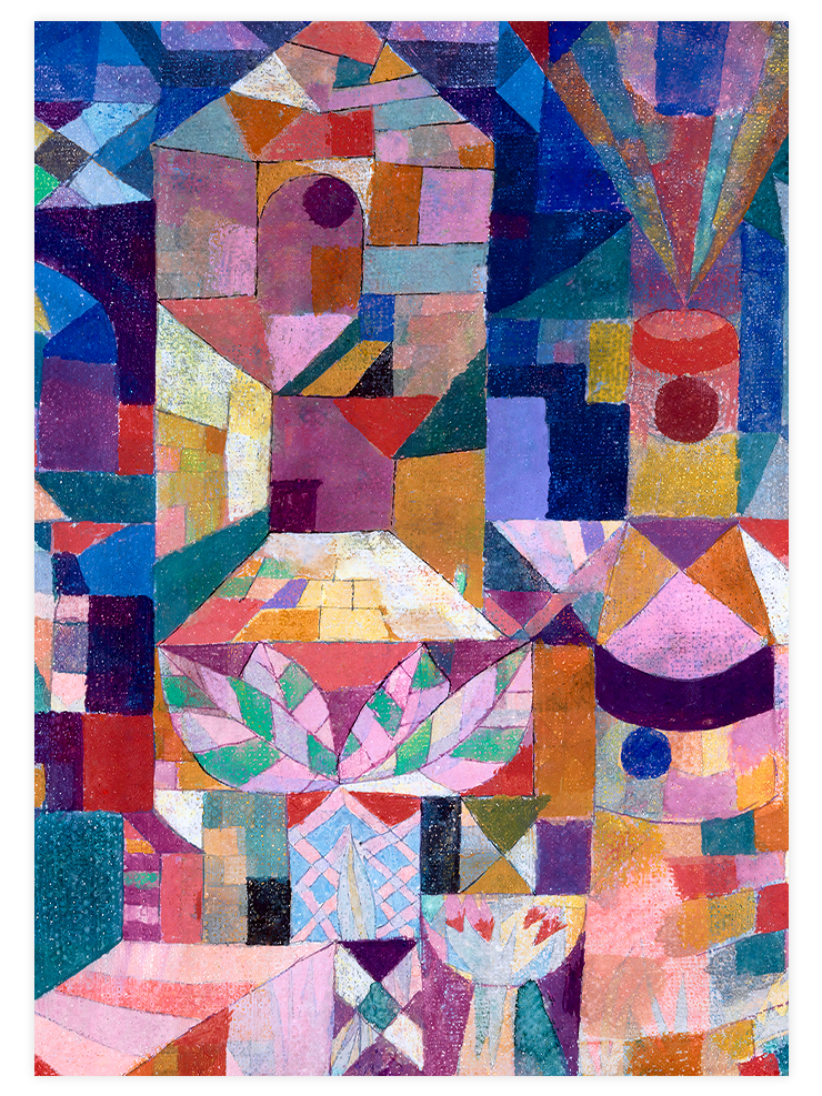 Klee Kale Bahçesi - Art Print
