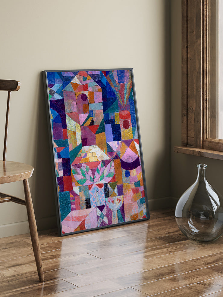 Klee Kale Bahçesi - Art Print  Poster