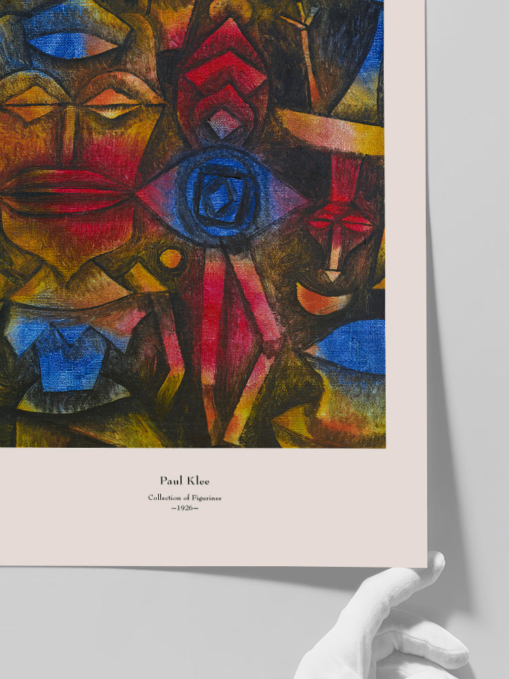 Klee Collection of Figurines - Art Print  Poster