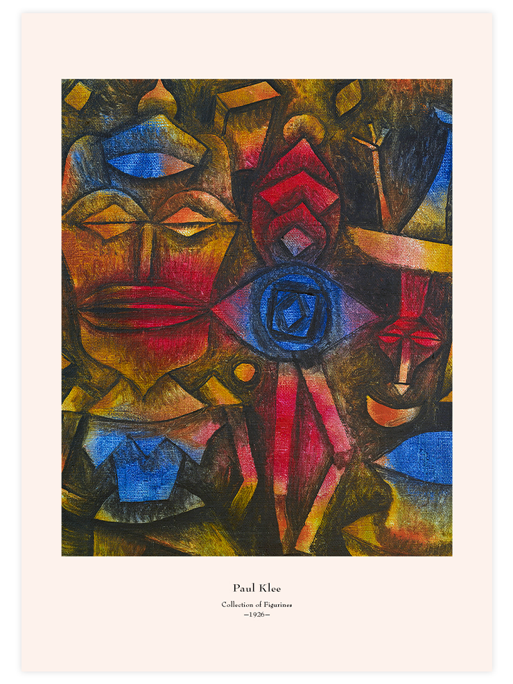 Klee Collection of Figurines - Art Print Ürün ana görseli