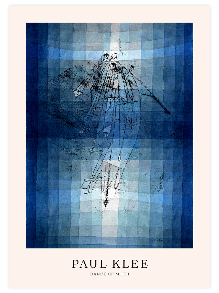 Klee Dance of Moth - Art Print Ürün ana görseli