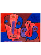 Klee Der Clown und seine Blume - Art Print